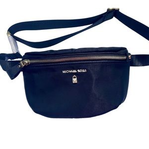 Michael Kors Nylon Fanny Pack Belt Bag Waist Bag in BLACK